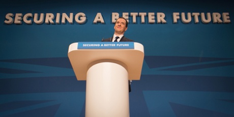 George Osborne told the Conservative party conference: 