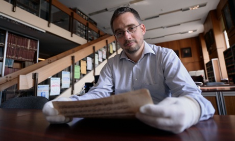 Balazs Mikusi of the National Szechenyi Library presenting a never before known manuscript of one of the most recognised tunes of Wolfgang Amadeus Mozart, the A major sonata  in Budapest.