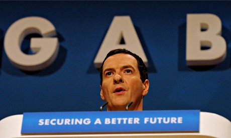George Osborne speaks at the Conservative party conference