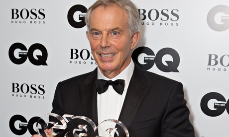 Tony Blair at the GQ Men of the Year awards