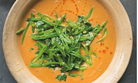 Thai red lentil soup