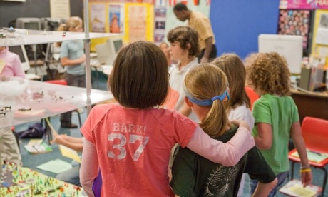 Children playing the World Peace Game