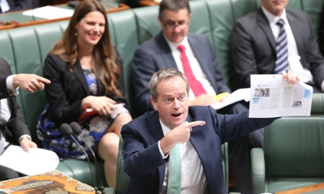 Bill Shorten during question time.