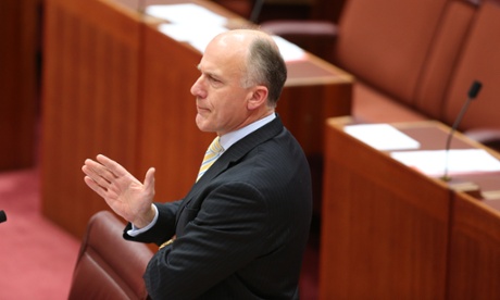 The Leader of the Government in the senate Eric Abetz.