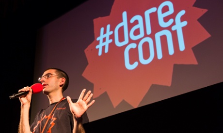 #dareconf organiser Jonathan Kahn introducing the event.
