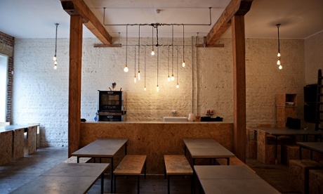 Interior of Silo restaurant in Brighton