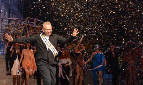 Take a bow ... Jean Paul Gaultier's final ready-to-wear show.
