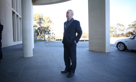 South Australian Family First's Bob Day, now a fully fledged senator after his first speech last night.