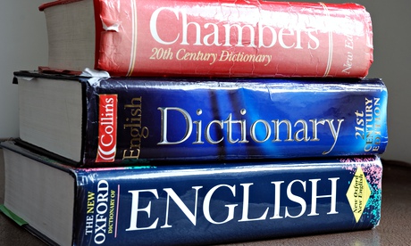 English dictionaries