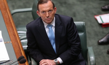 Tony Abbott may have fared better if he levelled about the policies that were coming. Photograph: Mike Bowers for the Guardian
