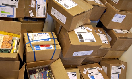 Books in boxes