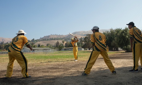Ever Young cricket team prepare to play Santa Clara. Both teams are members of the Bay Area Cricket Alliance, in San Francisco