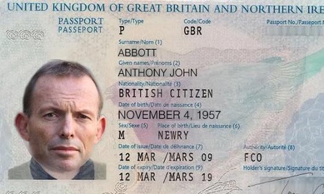 Tony Abbott birther