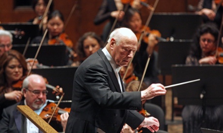 Bernard Haitink pictured in May 2014 in New York.
