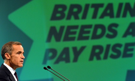 Bank of England governor Mark Carney  addresses the annual TUC Congress in Liverpool, northwest England, on September 9, 2014.