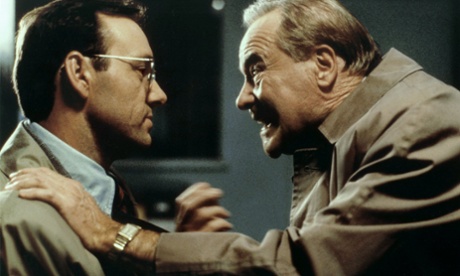 Kevin Spacey and Jack Lemmon in Glengarry Glen Ross.