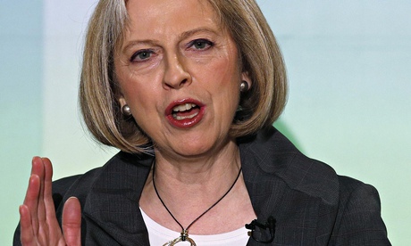 Theresa May at a Conservative forum