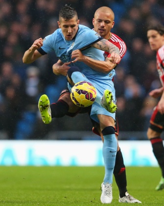 Wes Brown and  Stevan Jovetic