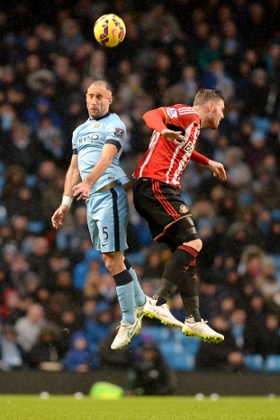 Pablo Zabaleta and Connor Wickham