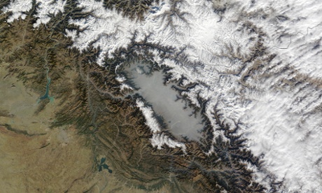 Haze in the Kashmir Valley