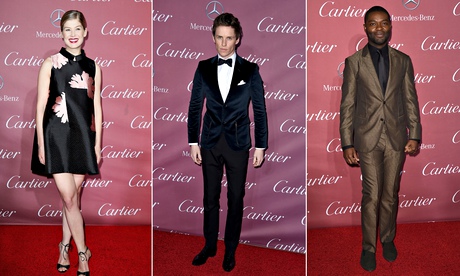 Rosamund Pike, Eddie Redmayne and David Oyelowo