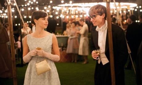 Felicity Jones and Eddie Redmayne in the The Theory of Everything.