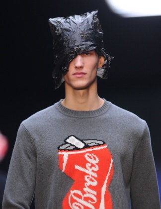 A model at Christopher Shannon