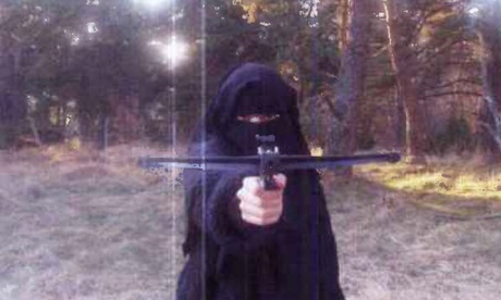 Le Monde online states that this photograph is of Hayat Boumeddiene in 2010.