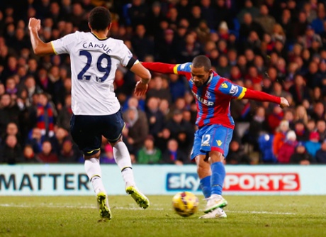 Jason Puncheon thumps Palace into the lead.