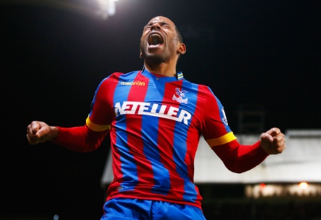Cue one happy Palace player.