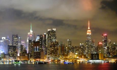 Manhattan skyline in New York
