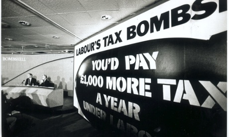 The Conservative tax bombshell poster from 1992.