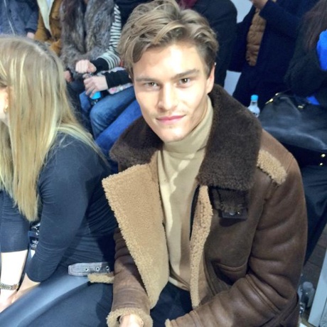 Oliver Cheshire in shearling on the Frow