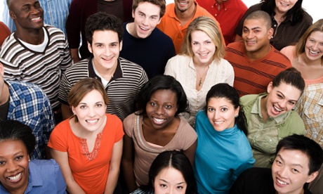 If these people look happy. Have they just had a pay rise or turned down a pay rise to help protect the environment?