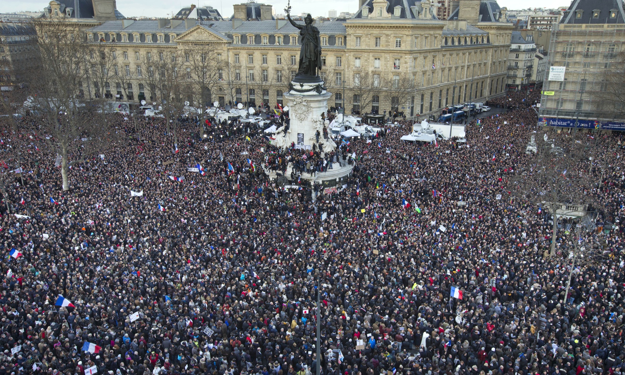 Huge crowds gather for Paris unity rally as it happened World news