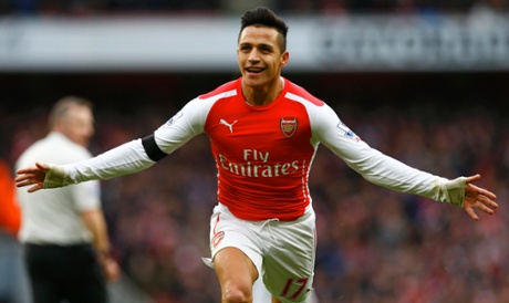 Alexis Sanchez. Man Of The Match and star of the show.