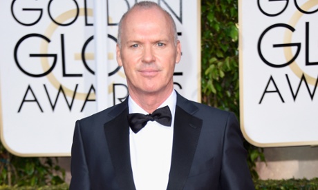 Michael Keaton at the Golden Globes.