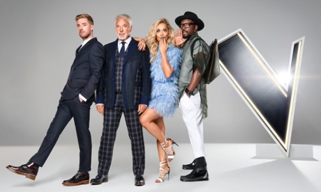 The presenters line up for the fourth series of The Voice.