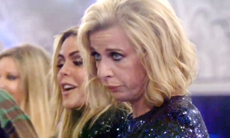 Katie Hopkins talking to Perez Hilton in Celebrity Big Brother.