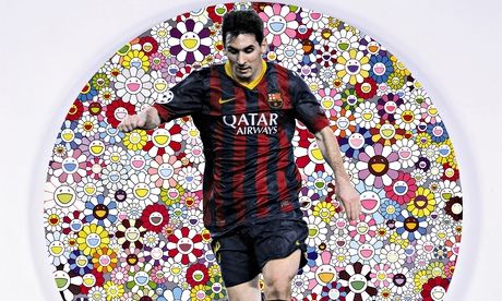 Messi art auction