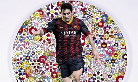 Messi art auction