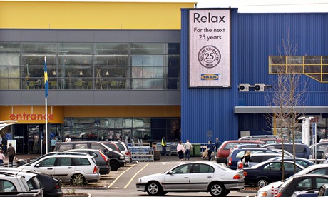 Ikea, Croydon. Like-for-like sales increased by 11% in four months at stores open a year or more.