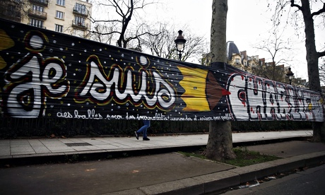 Charlie Hebdo banner France