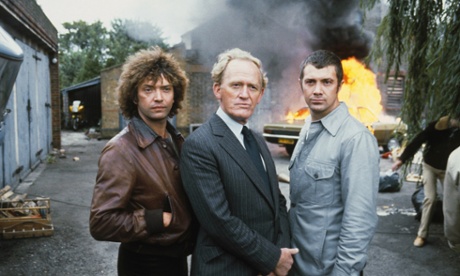 The Professionals, 1978, with Martin Shaw, Gordon Jackson and Lewis Collins.