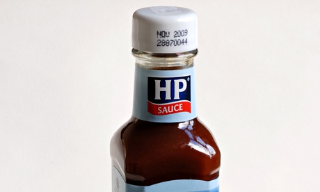 A bottle of HP sauce