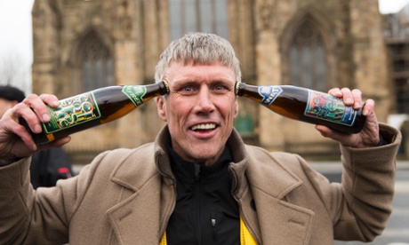 Aiming to overturn Labour’s 5,725 majority in May, Bez was giving out “frack free” beer, fresh from visiting an anti-fracking protest near Hull. One of his campaign slogans is: “Shake your maracas if you are against the frackers”.