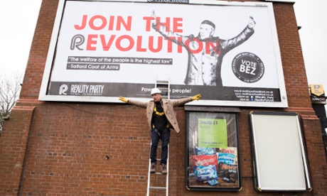 Bez is standing for the Reality Party, which promises to bring power back to the people