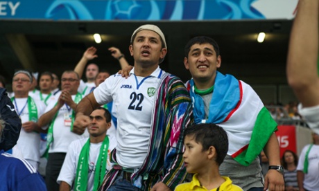 Uzbekistan fans 