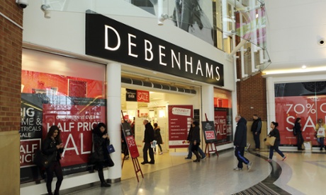 Strong festive sales fail to lift Debenhams.  Photo: Stuart Forster/REX