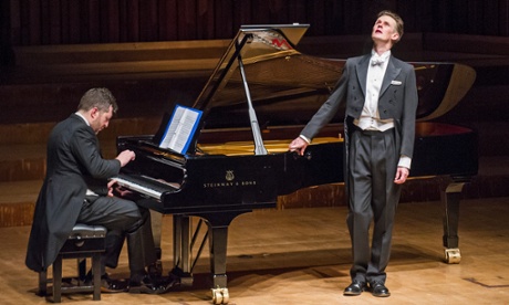 Thomas Adès on piano and Ian Bostridge singing Winterreise by Schubert, Barbican, London, January 2015.